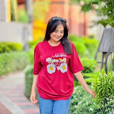 Ladies Drop Shoulder (Adventure Merun)