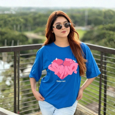 Ladies Drop Shoulder (Think & Say No Royel)