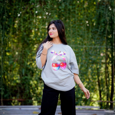 Ladies Drop Shoulder (Cheery Pest)