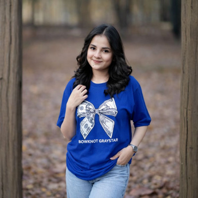 Ladies Drop Shoulder (Dollar Royel Blue)