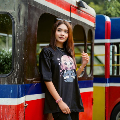 Ladies Drop Shoulder (DOLL Black)