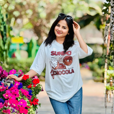 Ladies Drop Shoulder (Sunpo White)