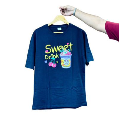 Ladies Drop Shoulder (SWEET Drink Black)