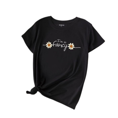 Ladies Drop Shoulder (FANCY Black)