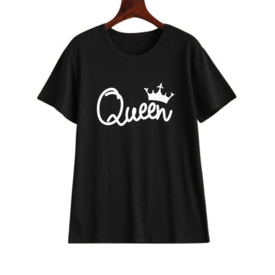 Ladies Drop Shoulder (QUEEN Black)