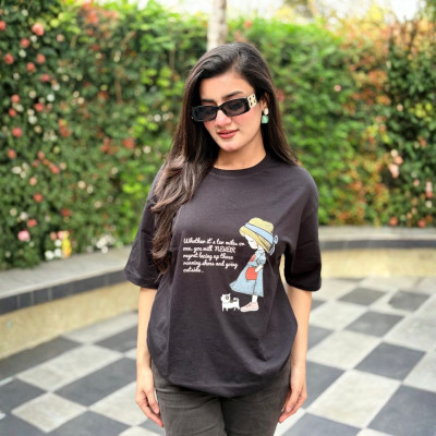 Ladies Drop Shoulder (NEW DOLL Black)