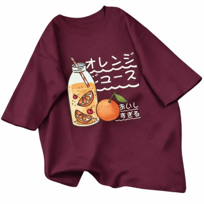 Ladies Drop Shoulder (Orange Juice Cofy)