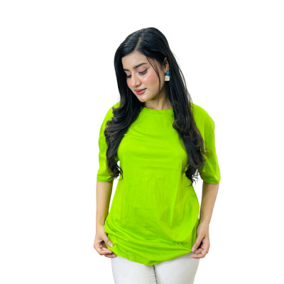 Ladies Drop Shoulder (Soloid - Neon)