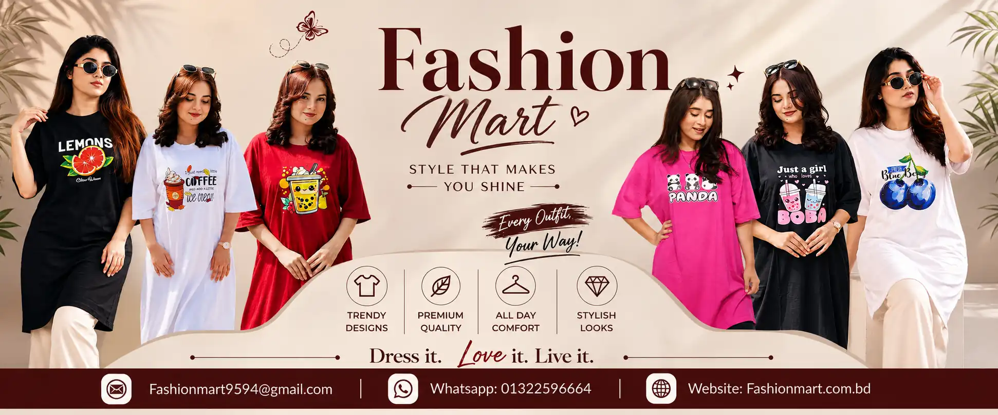 https://www.fashionmart.com.bd/ladies-long-t-shirt